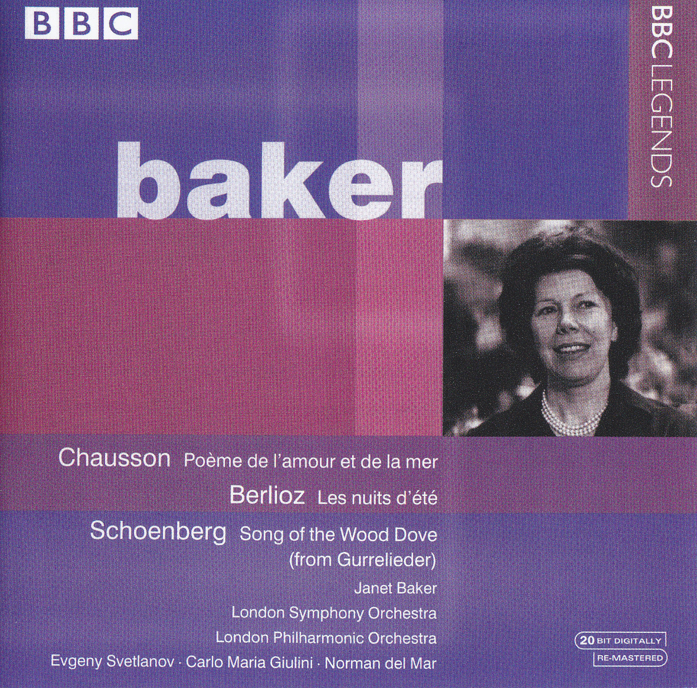 Janet Baker - Chausson · Berlioz · Schoenberg - Used CD