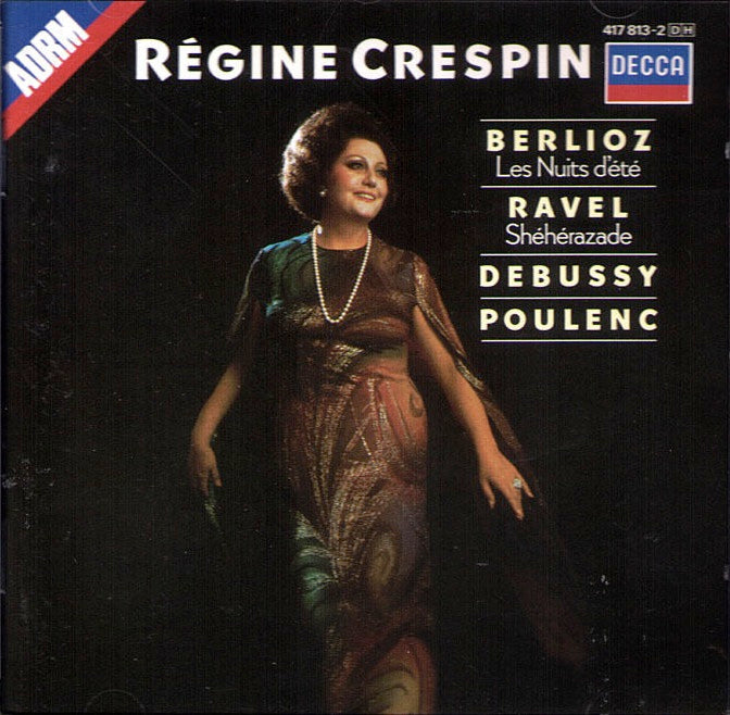 Regine Crespin - Les Nuits D'Ete / Sheherazade / Etc. - Used CD