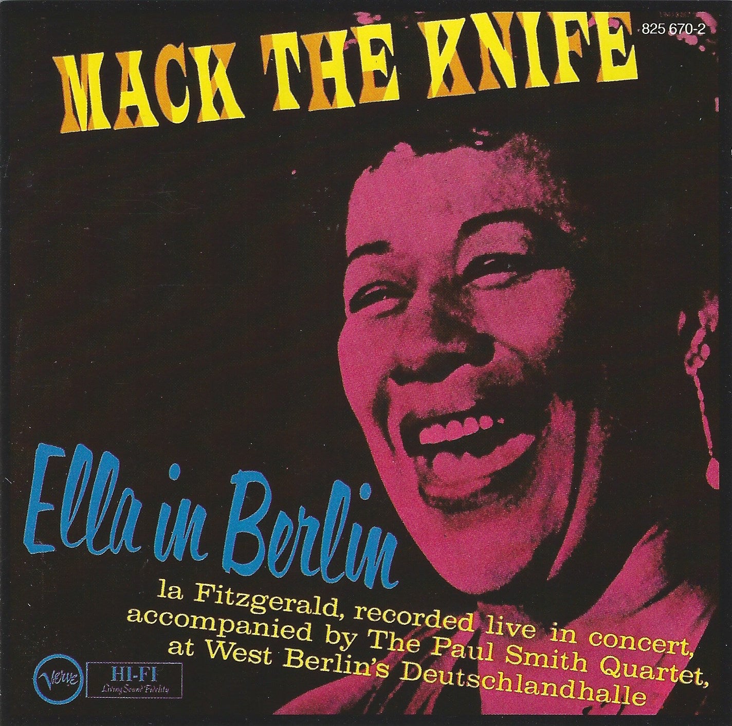 Ella Fitzgerald - Mack The Knife - Ella In Berlin - Used Vinyl Record