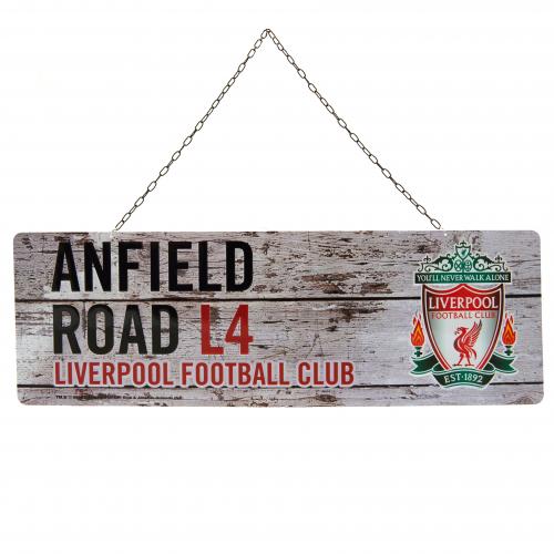 Liverpool FC - Rustic Garden Sign - Metal Signs