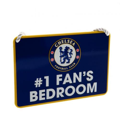 Chelsea FC - Bedroom Sign No1 Fan - Metal Signs