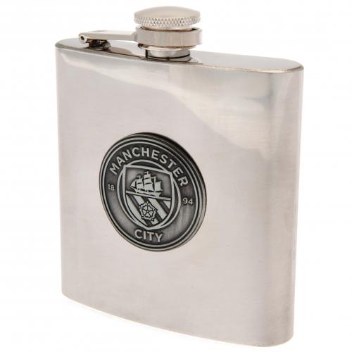 Manchester City FC - Hip Flask - Hip Flasks & Tankards