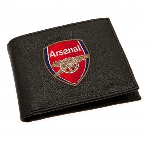 Arsenal FC - Embroidered Wa - Men's Wallets - Wall - Approx 11cm x 9cm