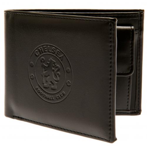 Chelsea FC - Debossed Walle - Men's Wallets - Wall - Approx 11cm x 9cm