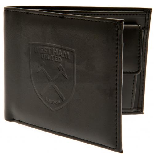 West Ham United FC - Debossed Walle - Men's Wallet - Approx 11cm x 9cm