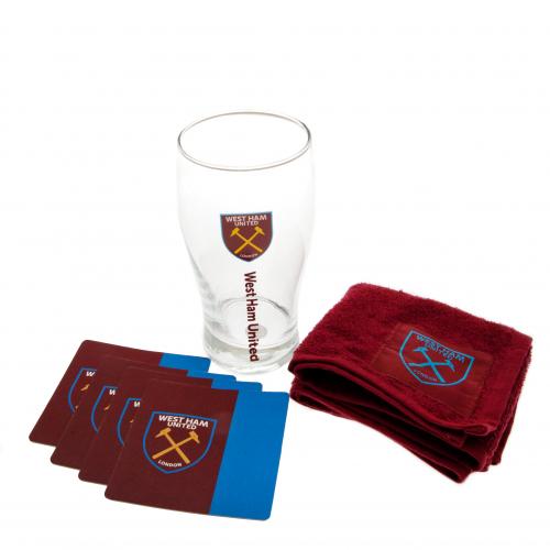 West Ham United FC - Mini Bar Set - New Glassware