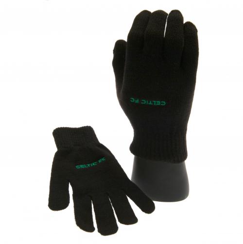 Celtic FC - Knitted Gloves - Clothing - Glo - Junior one size fits all