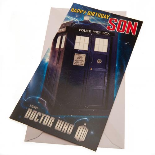 Doctor Who - Birthday Card Son - Cards & Gift Wrap