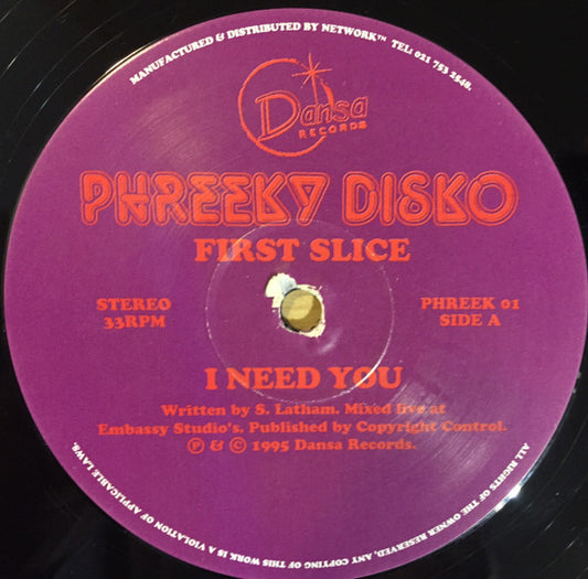 Phreeky Disko - First Slice - Used Vinyl Record 12"