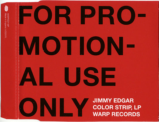 Jimmy Edgar - Color Strip - Used CD