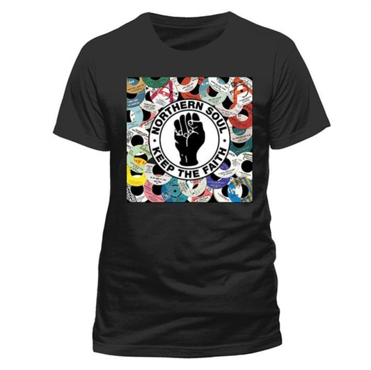 NORTHERN SOUL - Labels Black L - tshirt - T Shirt - Large