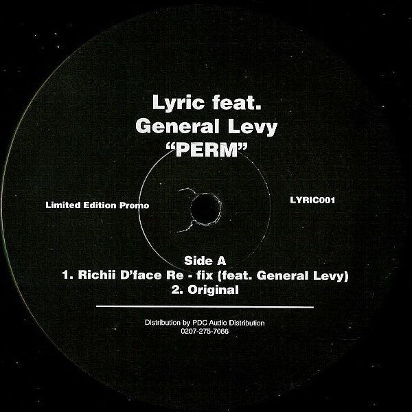 Lyric - Perm - Used Vinyl Record 12"