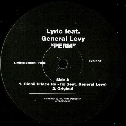Lyric - Perm - Used Vinyl Record 12"