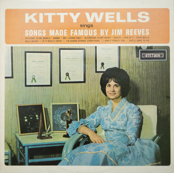 Kitty Wells - Songs Made Famous By Jim Reeves - Used Vinyl Record