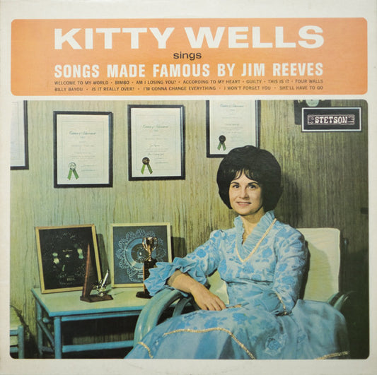 Kitty Wells - Songs Made Famous By Jim Reeves - Used Vinyl Record