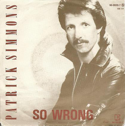 Patrick Simmons - So Wrong - Used Vinyl Record 7"