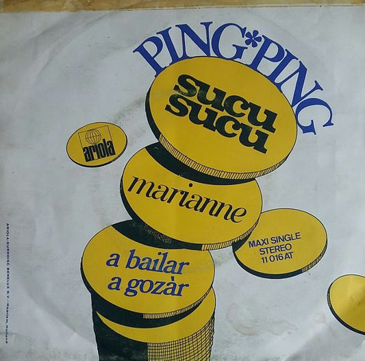 Ping Ping - Sucu Sucu - Used Vinyl Record 7"