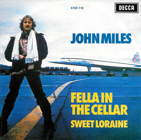 John Miles - Fella In The Cellar - Used Vinyl Record 7"
