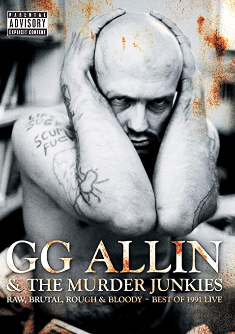 GG ALLIN - RAW,BRUTAL,ROUGH & BLOODY-1991 - New DVD