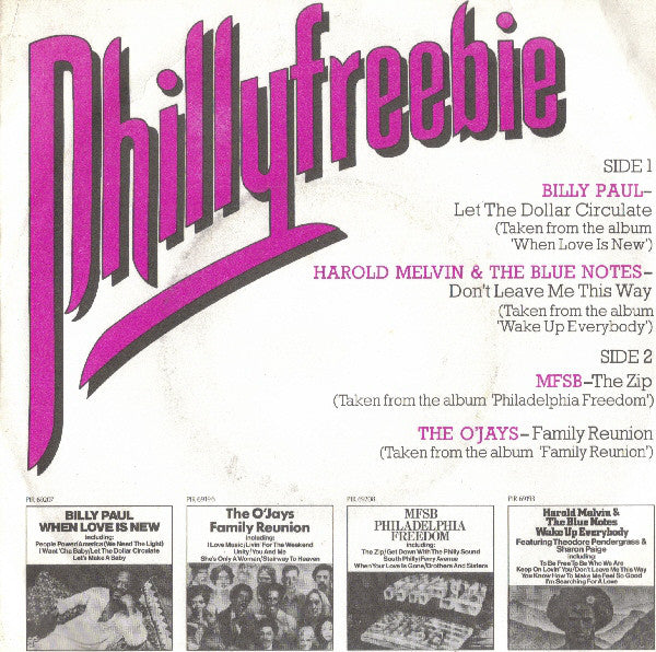 Various - Phillyfreebie - Used Vinyl Record 7"