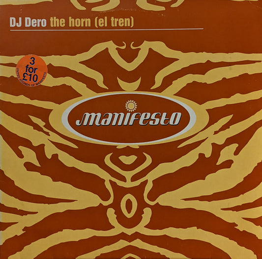 DJ Dero - The Horn (El Tren) - Used Vinyl Record 12"