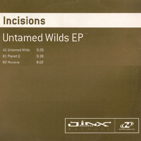Incisions - Untamed Wilds EP - Used Vinyl Record 12"