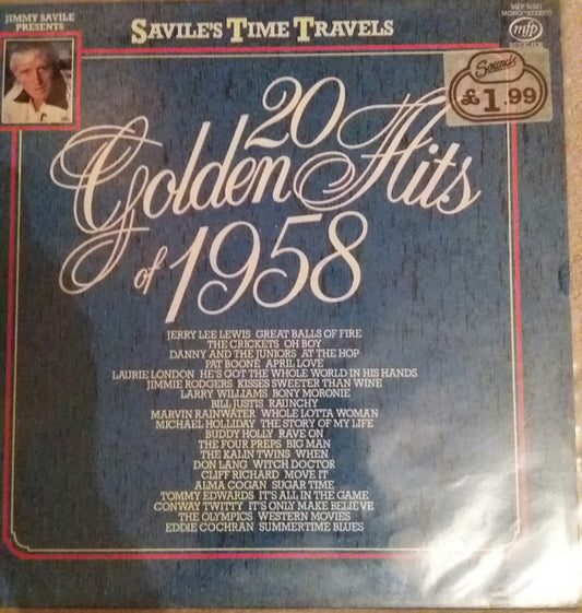Various - 20 Golden Hits Of 1958 - Used Vinyl Record