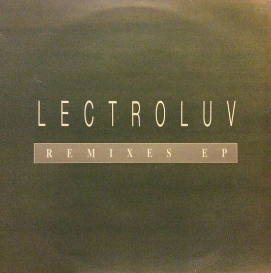 Lectroluv - Remixes EP - Used Vinyl Record 12"