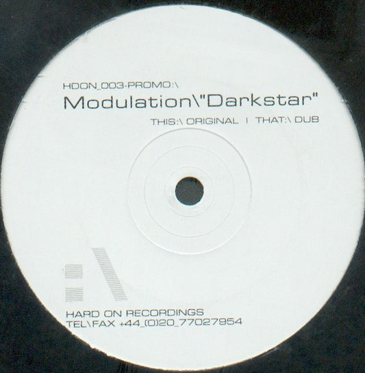 Modulation - Darkstar - Used Vinyl Record 12"