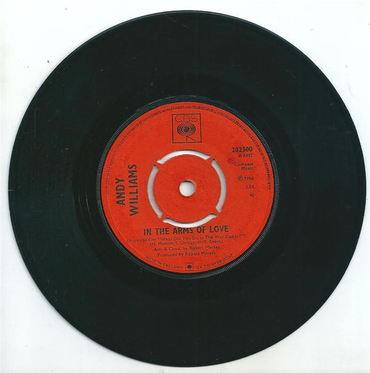 Andy Williams - In The Arms Of Love / Ain't It True - Used Vinyl Reco