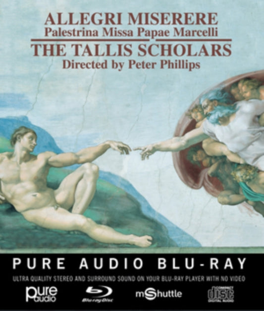 TALLIS SCHOLARS - ALLEGRI:MISERERE - New BLU-RAY AUDIO