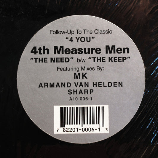 4th Measure Men - The Need / The Keep - Used Vinyl Record 12"