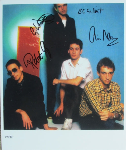 Wire - Signed Photo 10" x 8" - Used autograph