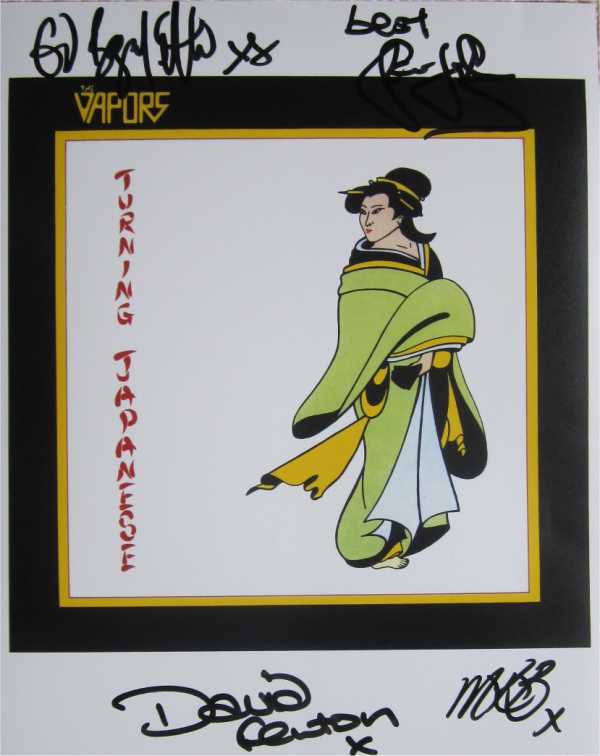 Vapors - Signed Photo 10" x 8" - Used autograph