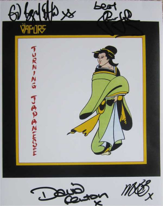 Vapors - Signed Photo 10" x 8" - Used autograph