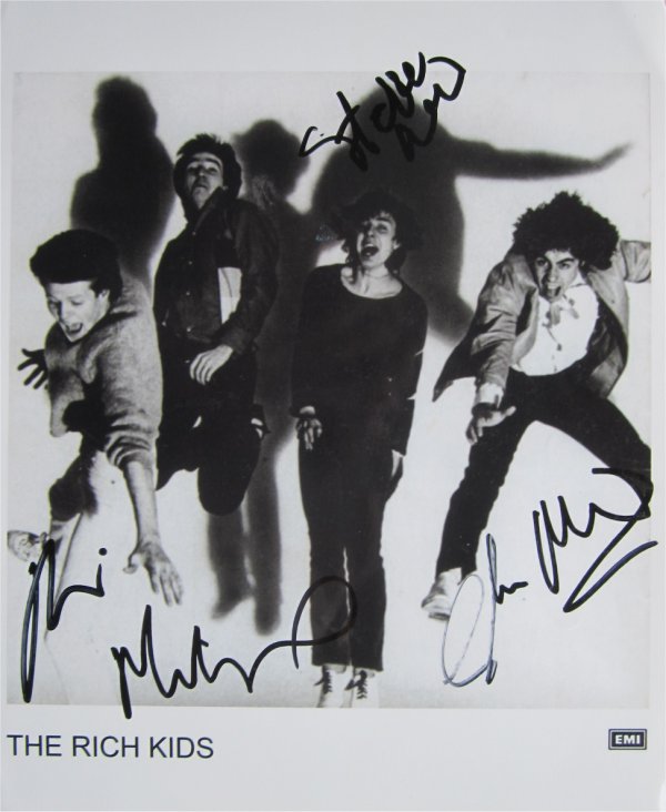 Rich Kids - Signed Photo 10" x 8" - Used autograph