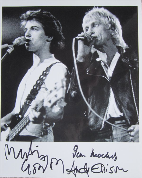 Radio Stars - Signed Photo 10" x 8" - Used autograph