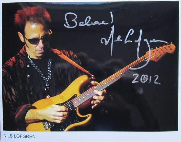 Nils Lofgren - Signed Photo 10" x 8" - Used autograph
