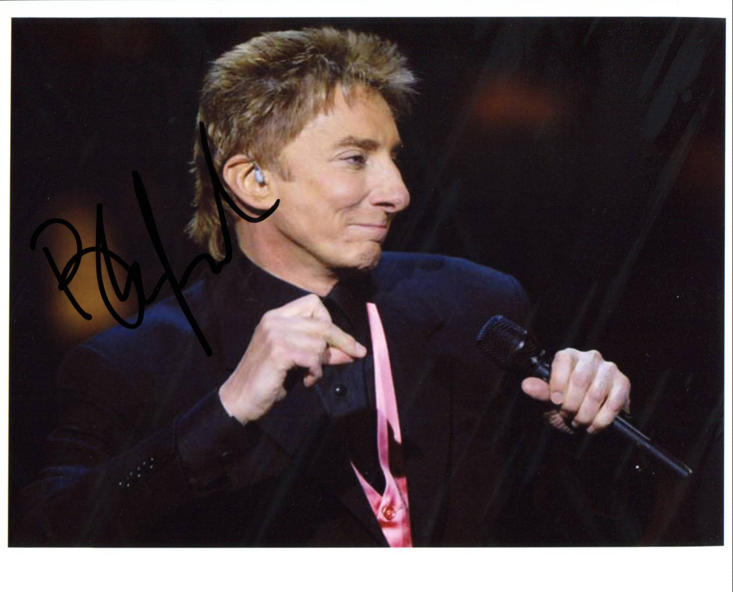 Barry Manilow - Signed Photo 10" x 8" - Used autograph