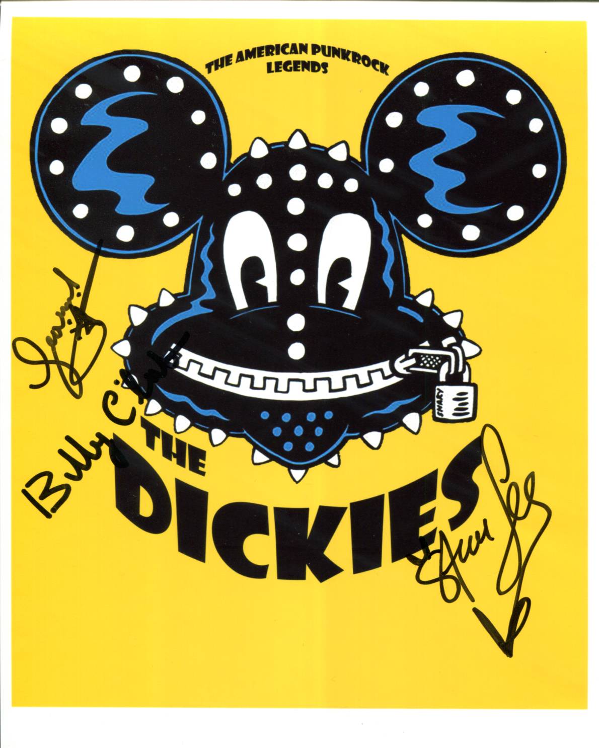 Dickies - Signed Photo 10" x 8" - Used autograph