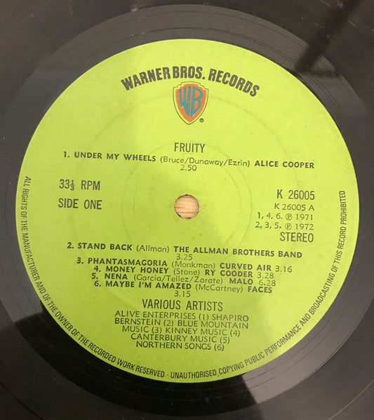 Various - Fruity - Used Vinyl Record