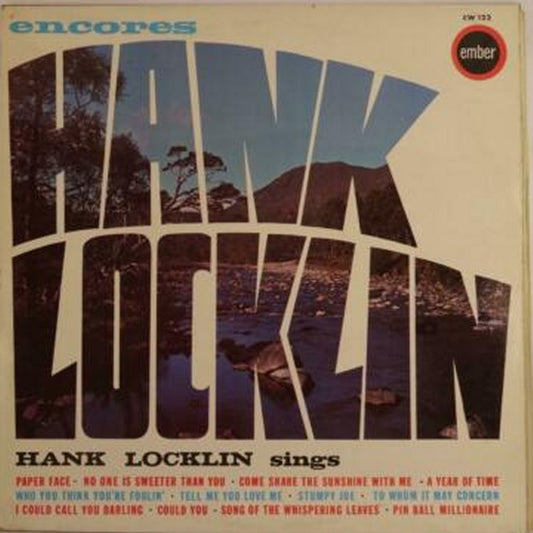 Hank Locklin - Encores - Used Vinyl Record