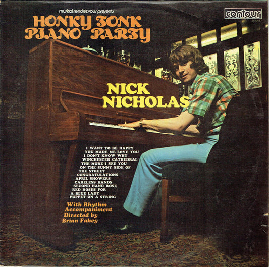 Nick Nicholas - Honky Tonk Piano Party - Used Vinyl Record