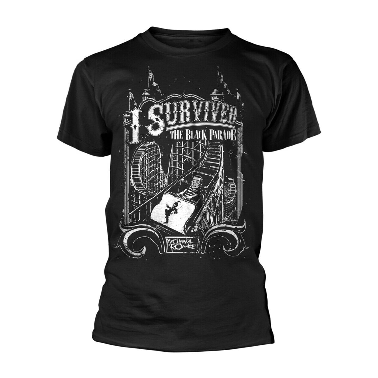MY CHEMICAL ROMANCE - I SURVIVED - Clothing - Size L - New T Shirt