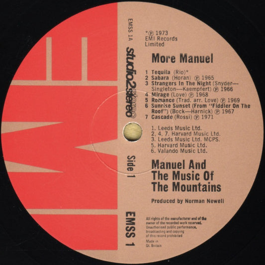 Manuel And His Music - More Manuel - Used Vinyl Record