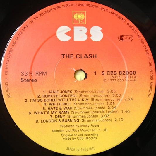The Clash - The Clash - Used Vinyl Record