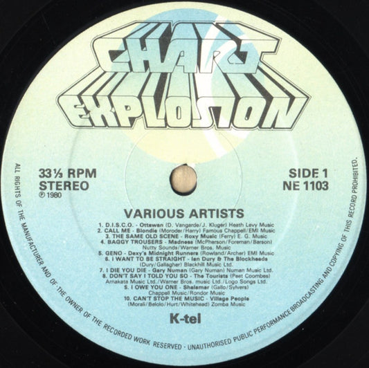 Various - Chart Explosion - Used Vinyl Record