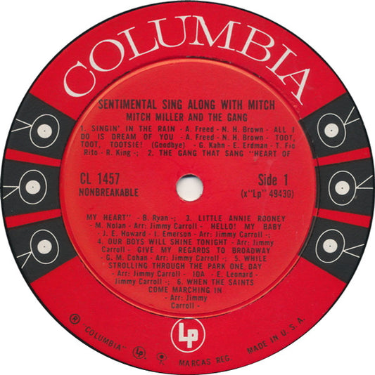Mitch Miller And The - Sentimental Sing Along With Mitch - Used Vinyl