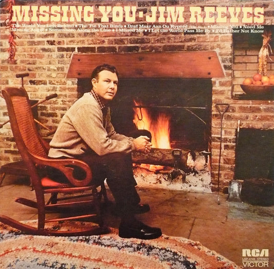 Jim Reeves - Missing You - Used Vinyl Record