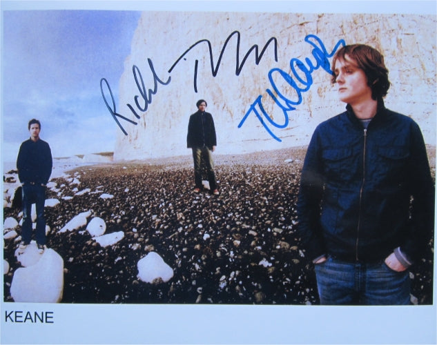 Keane - Signed Photo 10" x 8" - Used autograph